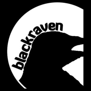 Black Raven Moon T-Shirt Design
